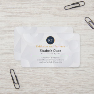 Modern Realtor Promotional black elegant simple Business Card