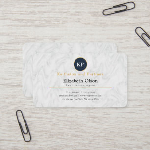 Modern Realtor Promotional black elegant simple Business Card