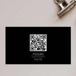 MODERN REALTOR QR CODE Business Card MAGNET