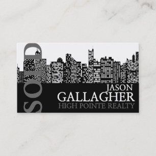 Modern Realty Real Estate Realtor Business Card