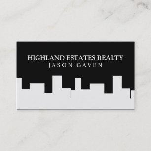 Modern Realty Real Estate Realtor Business Card