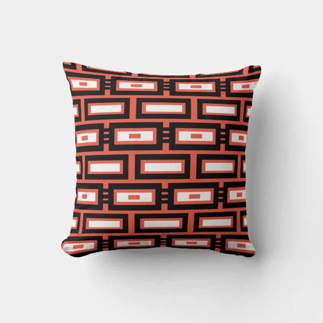 Modern Rectangle Pattern Cushion (Front)