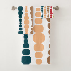 Modern Rectangles Bath Towel Set