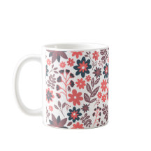 Modern Red and Black Two Sided Flower