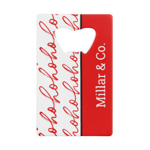 Modern Red and white Text Christmas Pattern