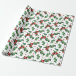 Modern Red Berry Christmas Wrapping Paper<br><div class="desc">Modern Red Berry Christmas Wrapping Paper</div>