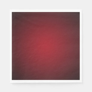 Modern Red-Black Grainy Vignette Napkin