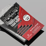 Modern Red & Black Logo Sports Photo Gym Marketing<br><div class="desc">Promote your workout classes or fitness studio with this modern Gym Flyer With Photo design. Featuring a bold black and red design with space for one photo, your logo, tag line or heading, USPs and services as well as a promotional badge to add a special discount or offer. You can...</div>