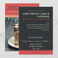 MODERN RED BLACK PHOTO WORKSHOP INVITE TEMPLATE