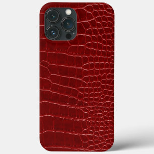 Modern Red Crocodile iPhone 13 Pro Max Case