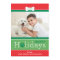 Modern Red Green Puppy Dog Theme Happy Holidays