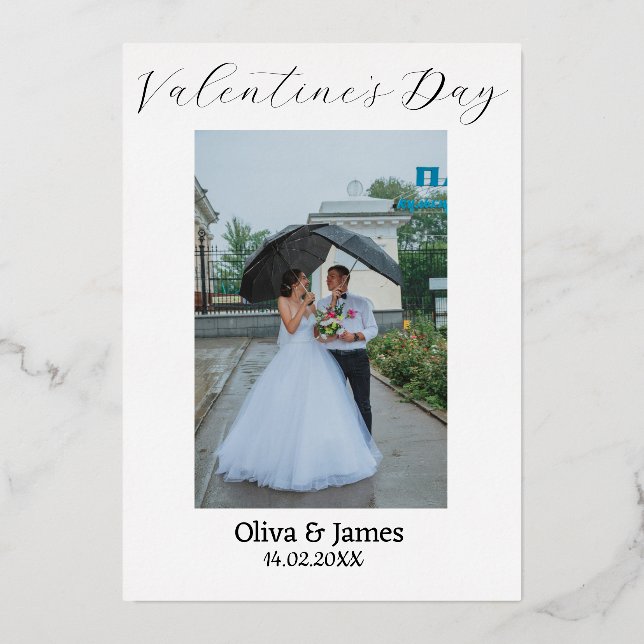 Modern Red Hearts Valentine’s Day (Front)