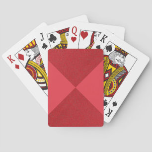 Modern Red Hourglass Playing Cards – Customisable