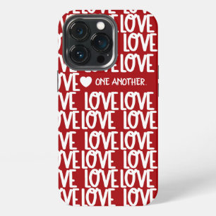 Modern Red Love Script Inspirational Verse Case-Ma iPhone 13 Pro Case