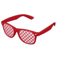 Modern Red White Croatian Checkers