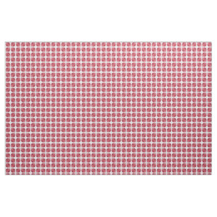 Modern Red White Geometric Modern Pattern Fabric