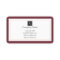 Modern Red White Gold Thank You Card