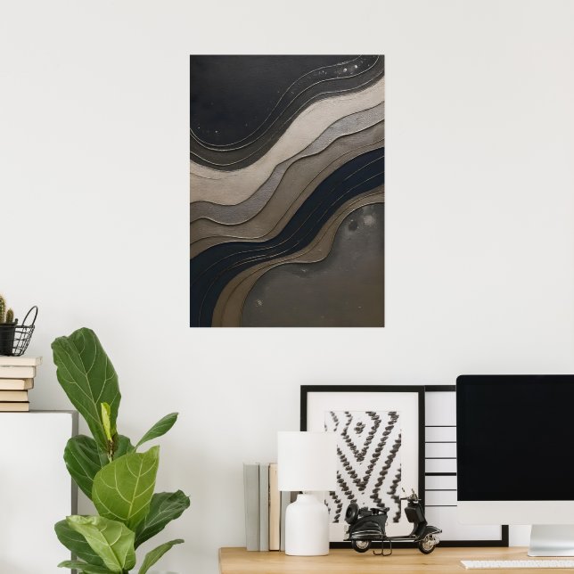 MODERN REFINEMENT: Elegant Wall Art for Discerning (Home Office)