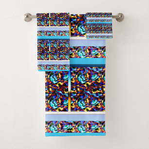Modern Renaissance Geometric Art Bath Towel Set
