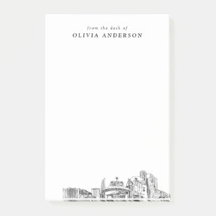 Modern Reno Nevada Professional Gift Personalized Post-it Notes