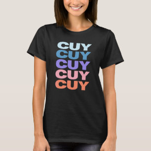 Modern Repeated Text Cuy T-Shirt
