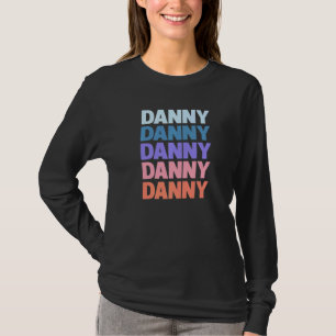 Modern Repeated Text Danny T-Shirt