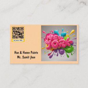Modern Retailor Store Business Cards   Paint store