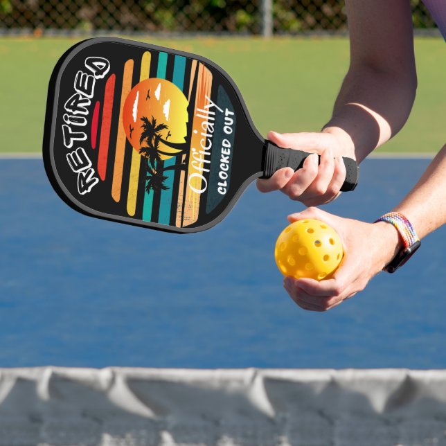Modern Retired Fun Pickleball Paddle (Insitu)