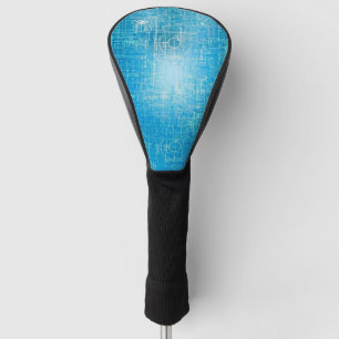 Modern Retro Blueprint Golf Head Cover