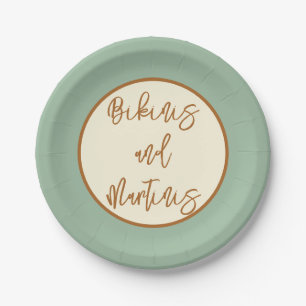 Modern Retro Chilli Lime  Paper Plate