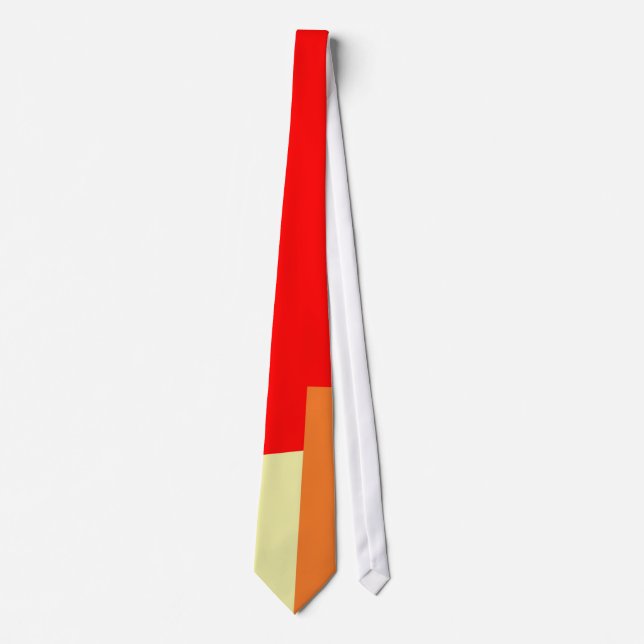 Modern Retro Colour Geometric Pattern #3 Tie (Front)
