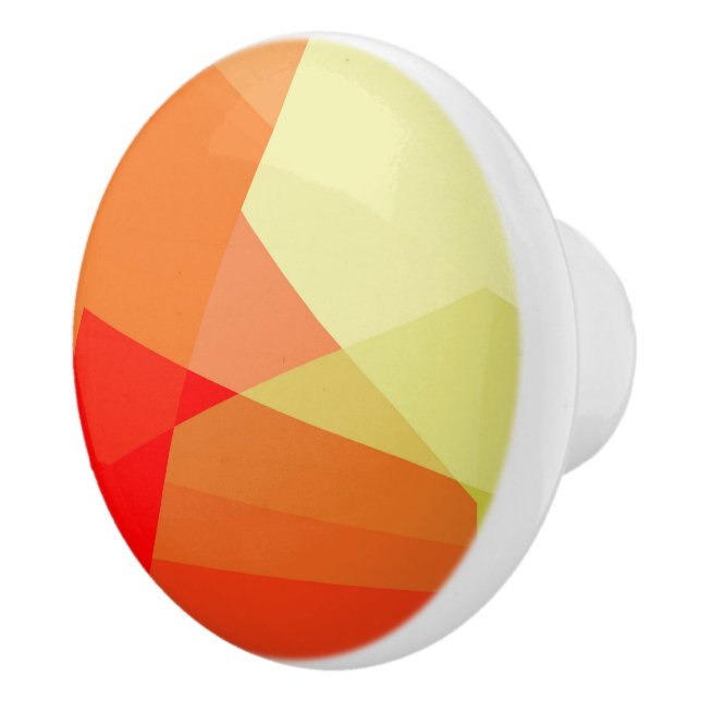 Modern Retro Colours Geometric #23 Ceramic Knob (Right)