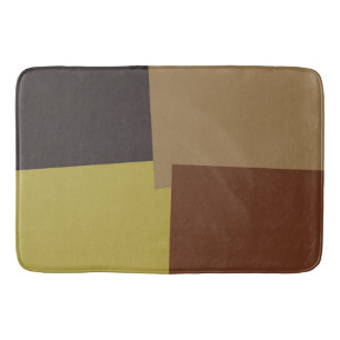 Modern Retro Colours Geometric #35 Bath Mat