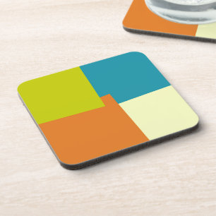 Modern Retro Colours Geometric #40 Coaster