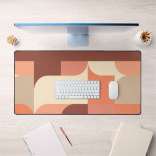 Modern Retro Geometric Abstract Large Desk Mat