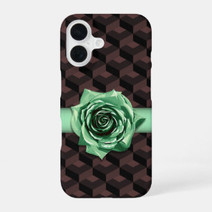 Modern Retro Geometric Rose Choker Maximalist Case