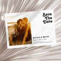 Modern Retro Lettering Photo Horizontal