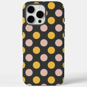 Modern Retro Polka Dot Pattern iPhone 16 Pro Max Case