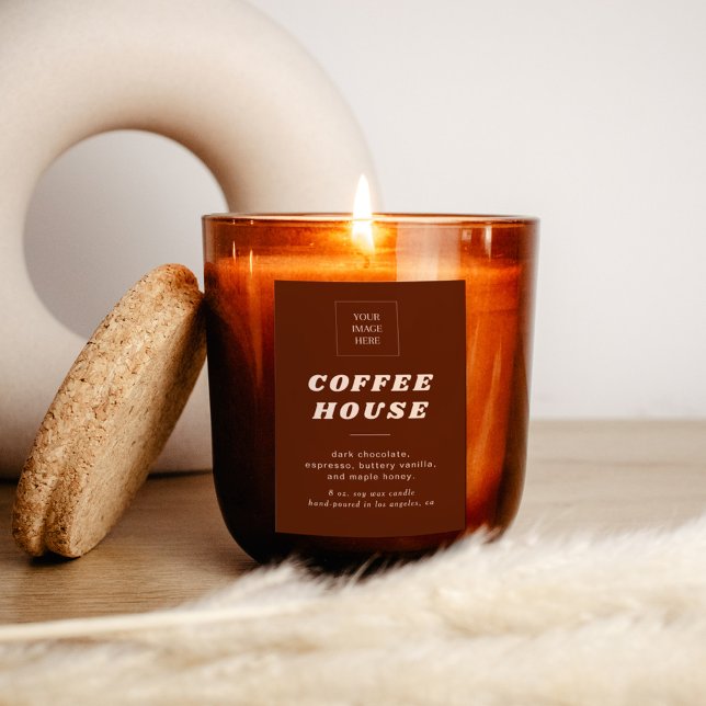 Modern Retro Style Candle Or  Food Label (Creator Uploaded)