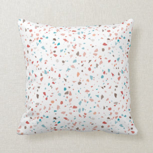 Modern Retro Trendy Terrazzo Inspired Cushion