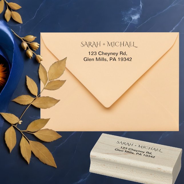 Modern Return Address Rubber Stamp (Creator Uploaded)