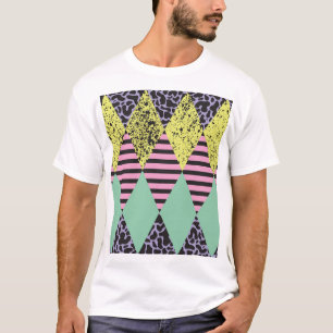 Modern Rhombus: Abstract Seamless Style. T-Shirt