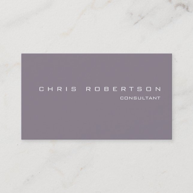Modern Rocket Metallic Grey Charming Business Card (Front)