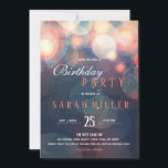 Modern Romantic Bokeh Lights Birthday Dinner Party<br><div class="desc">Modern Romantic Colourful Bokeh Lights Birthday Party / Dinner Party / Rehearsal Dinner Party / Corporate Company Party / Christmas Holiday Dinner Party Custom Invitation. Can easily be altered to suit your other celebration/occasion needs by changing the text. 1) To change the text only, use the personalise it option. 2)...</div>