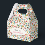 Modern Romantic Elegant Floral Wreath Wedding Favour Box<br><div class="desc">Beautiful Invitation to celebrate Special occasions and festivals comes with digital and E-invitation as per your request. We would love to replicate our designs to make multiple products like rsvp cards, labels envelopes, and more. Customisation is available for ready to print on request at info@shamaurcreatif@gmail.com. Look Forward to hearing from...</div>