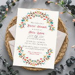 Modern Romantic Elegant FloralWreath Bridal Shower Invitation<br><div class="desc">Beautiful Invitation to celebrate Special occasions and festivals comes with digital and E-invitation as per your request. We would love to replicate our designs to make multiple products like rsvp cards, labels envelopes, and more. Customisation is available for ready to print on request at info@shamaurcreatif@gmail.com Look Forward to hearing from...</div>