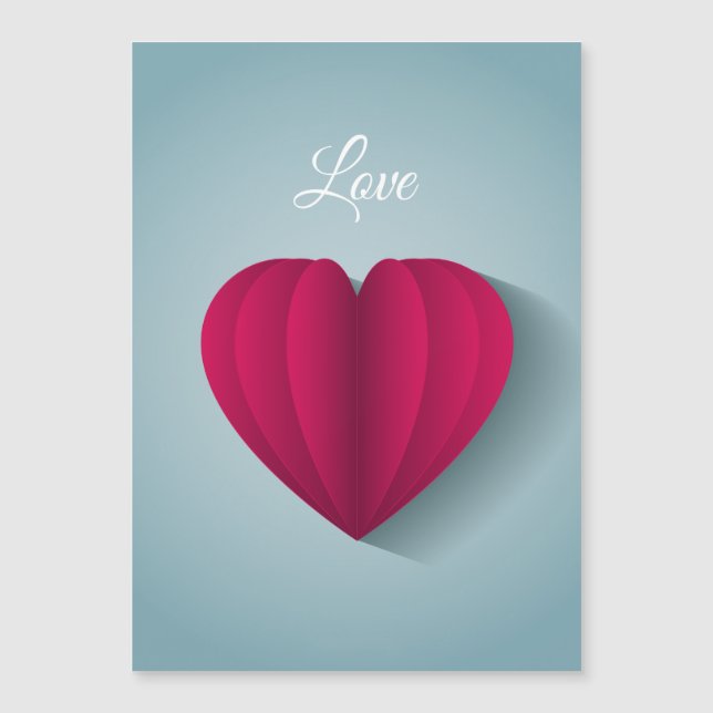 Modern Romantic Heart Love (Front)