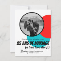 Modern romantic surprise 25th Wedding Anniversary