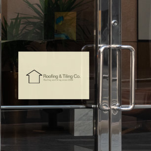 Modern Roofing Tiles Company Logo