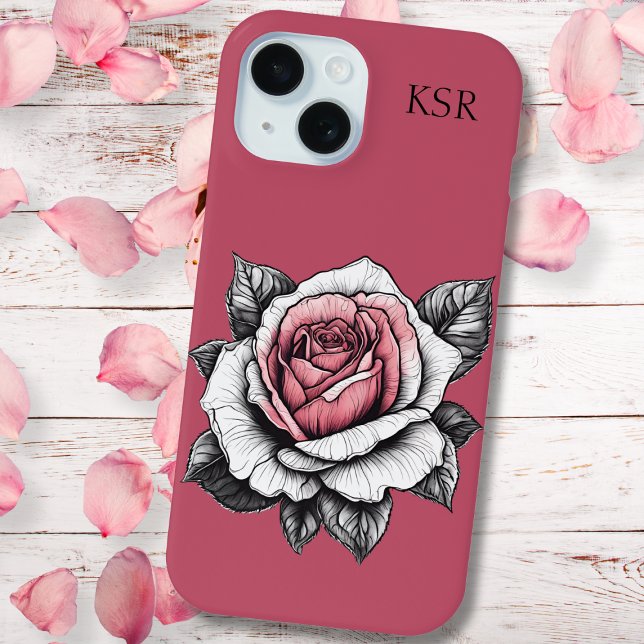 Modern Rose  Case-Mate iPhone Case (Creator Uploaded)